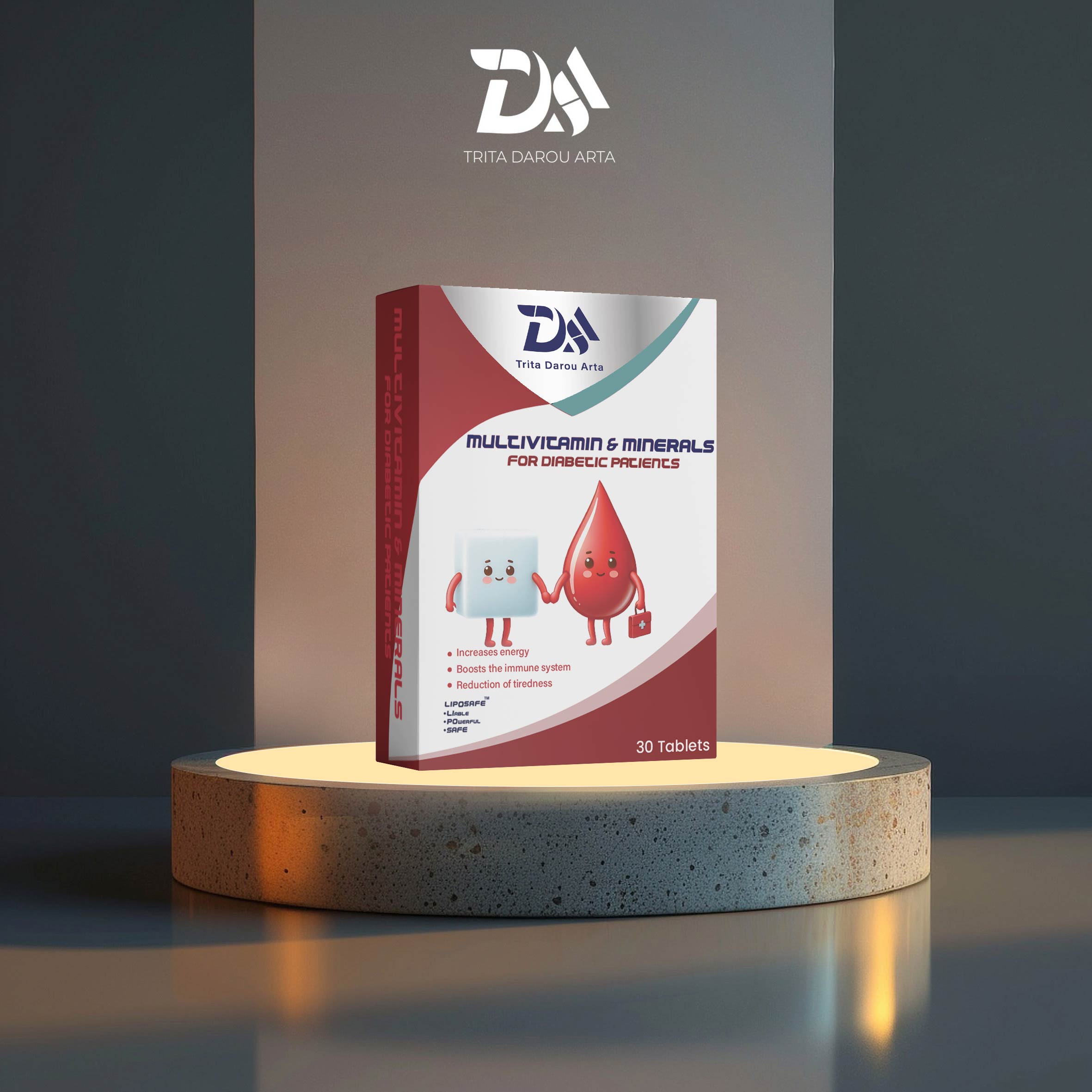 قرص مولتی ویتامین و مینرال (برای بیماران دیابتی)